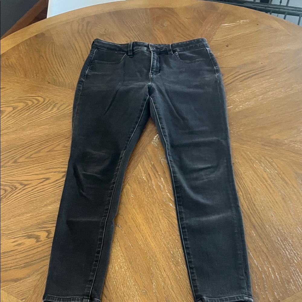 American Eagle Outfitters Faded Black Skinny Jeans